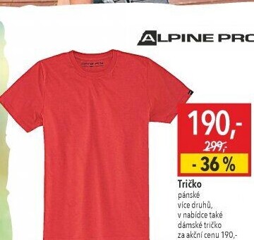 Pánské tričko Alpine Pro