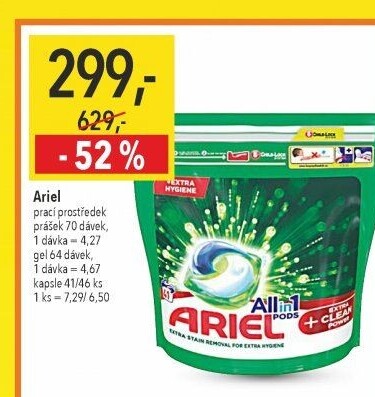 Prací kapsle Ariel