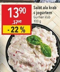 Salát a la krab s jogurtem