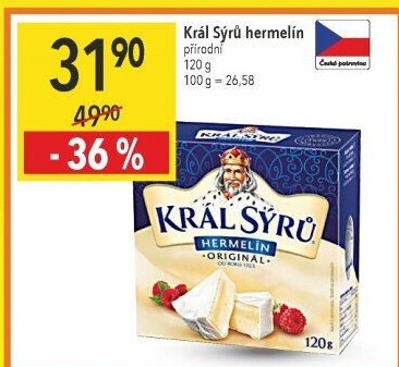 Sýr Hermelín Král sýrů