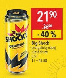 Energetický nápoj Big Shock