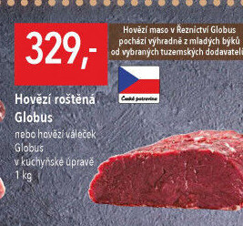 Hovězí roštěná Globus