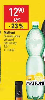 Ochucená voda Mattoni