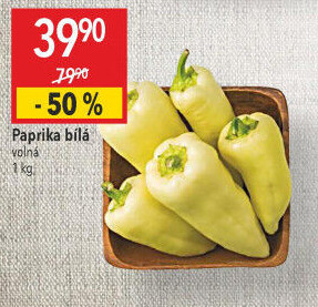 Paprika bílá