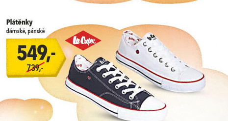 Dámská plátěná obuv Lee Cooper