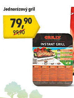 Jednorázový gril Grilly