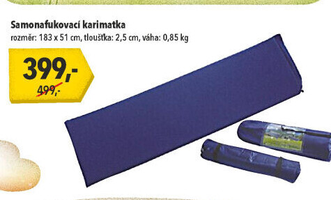Samonafukovací karimatka
