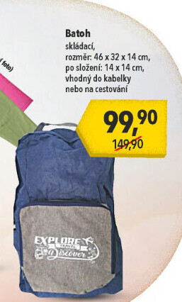 Skládací batoh