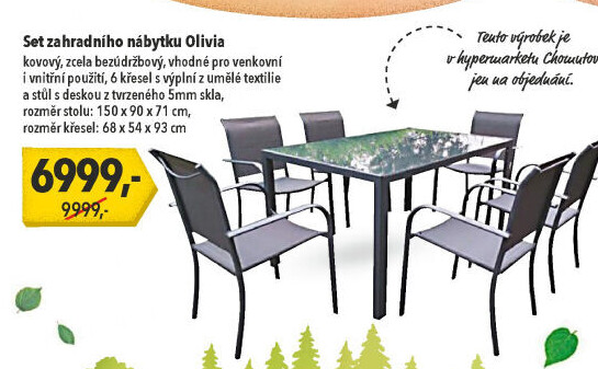Zahradní set Olivia