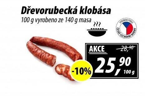 Dřevorubecká klobása