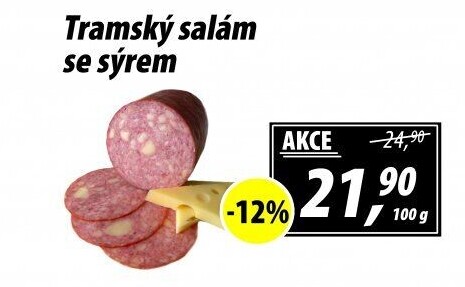 Salám trampský se sýrem