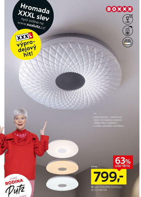 STROPNÍ LED SVÍTIDLO