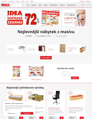 akční leták IDEA nábytek 21.6.2022-27.6.2022