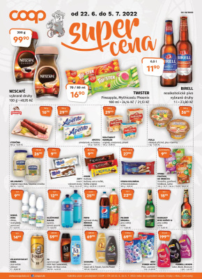 akční leták COOP 22.6.2022-28.6.2022
