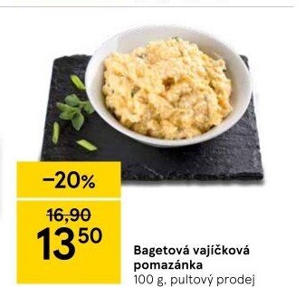 Bagetová vajíčková pomazánka