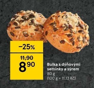 Bulka dýňová se sýrem