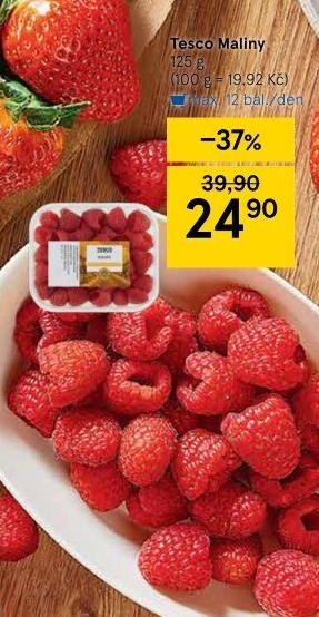 Maliny Tesco