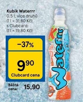 Ochucená voda Waterrr Kubík