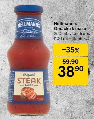 Omáčky k masu Hellmann'