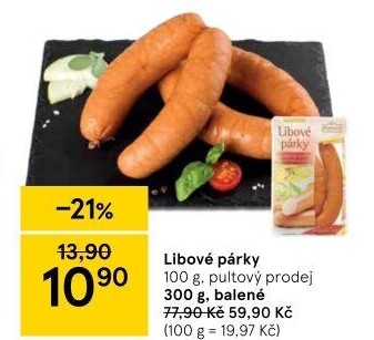 Párky libové