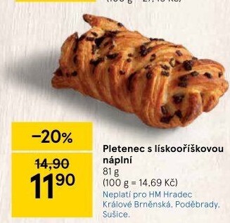 Pletenec plněný