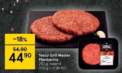 Pljeskavica Grill Master Tesco