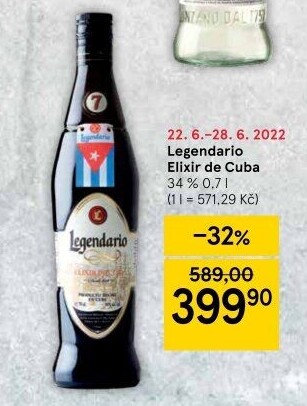 Rum Legendario Elixir de Cuba 7YO