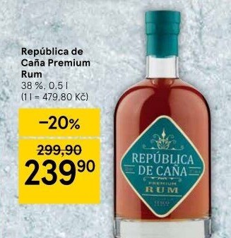 Rum Premium República de Ca?a