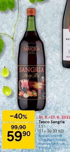 Sangria Tesco