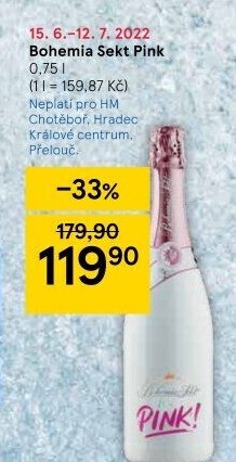 Sekt Pink Ice Bohemia Sekt