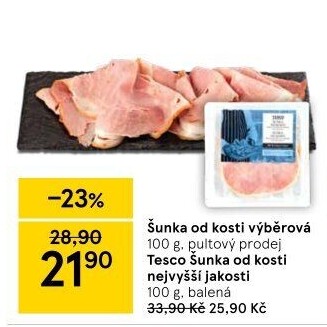 Šunka od kosti výběrová