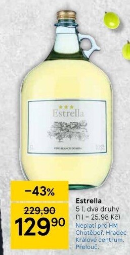 Vína Estrella Vinařství Mutěnice - džbán