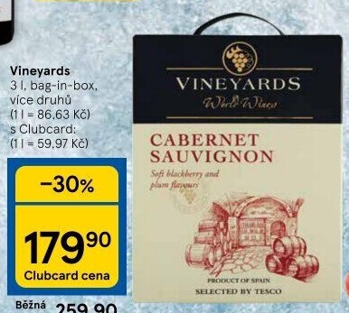 Vína Vineyards World Wines - bag in box