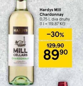 Víno Chardonnay Mill Cellars Hardys