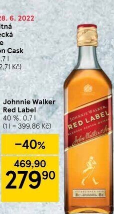 Whisky Red Label Johnnie Walker