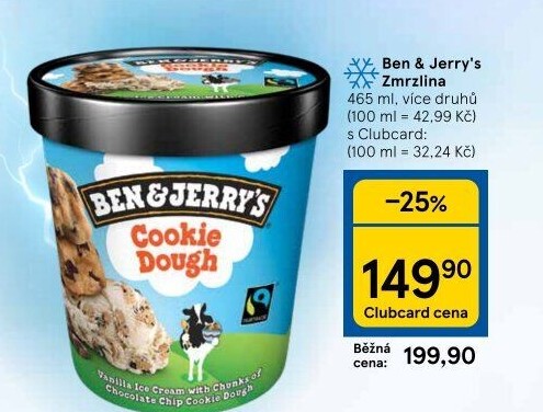 Zmrzlina v kelímku Ben&amp