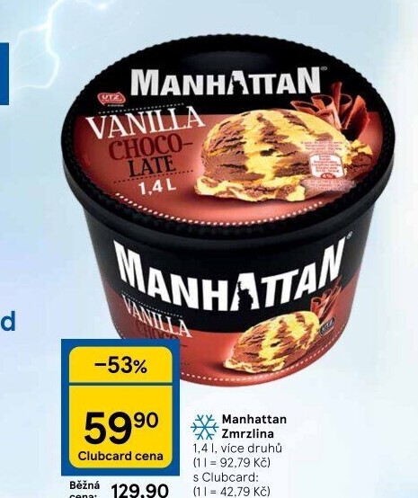 Zmrzlina v kelímku Manhattan Nestlé