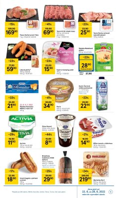 akční leták Tesco 22.6.2022-28.6.2022