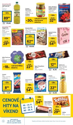 akční leták Tesco 22.6.2022-28.6.2022