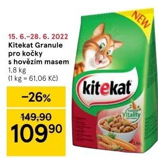 Granule pro kočky Kitekat