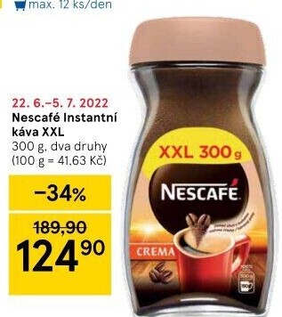 Instantní kávy Nescafé