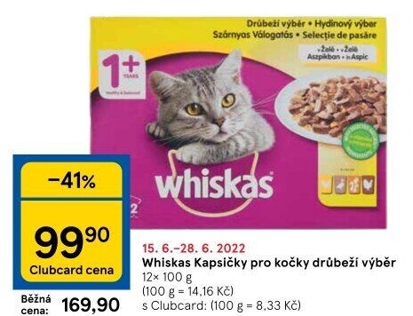 Kapsičky pro kočky Whiskas