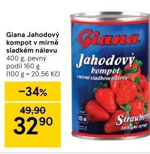 Kompot jahody Giana
