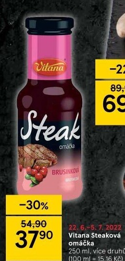 Omáčka steaková Vitana