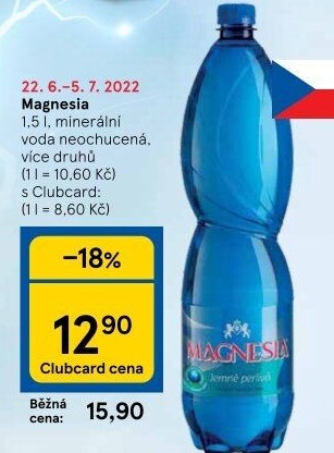 Přírodní voda Magnesia