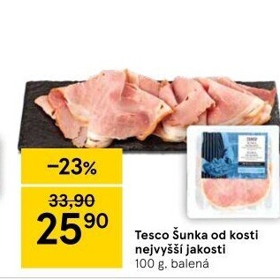 Šunka od kosti nejvyšší jakosti Tesco
