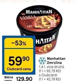 Zmrzlina v kelímku Manhattan Nestlé