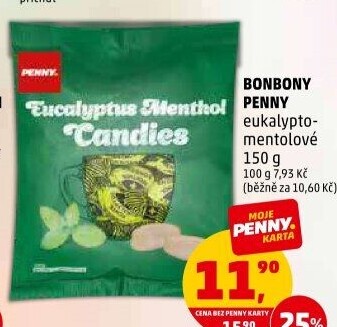 Bonbony mentolové Penny