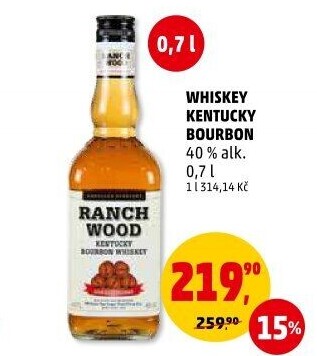 Bourbon whisky Ranch Wood Kentucky