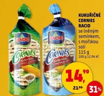 Chlebíčky Cornies Racio
